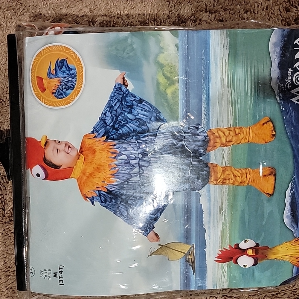 Toddler Moana Hei Hei Costume NWT